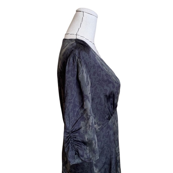 All Saints Kota Masala Mini Dress Snake Print sz 8 Revolve Short Sleeves - Picture 10 of 14